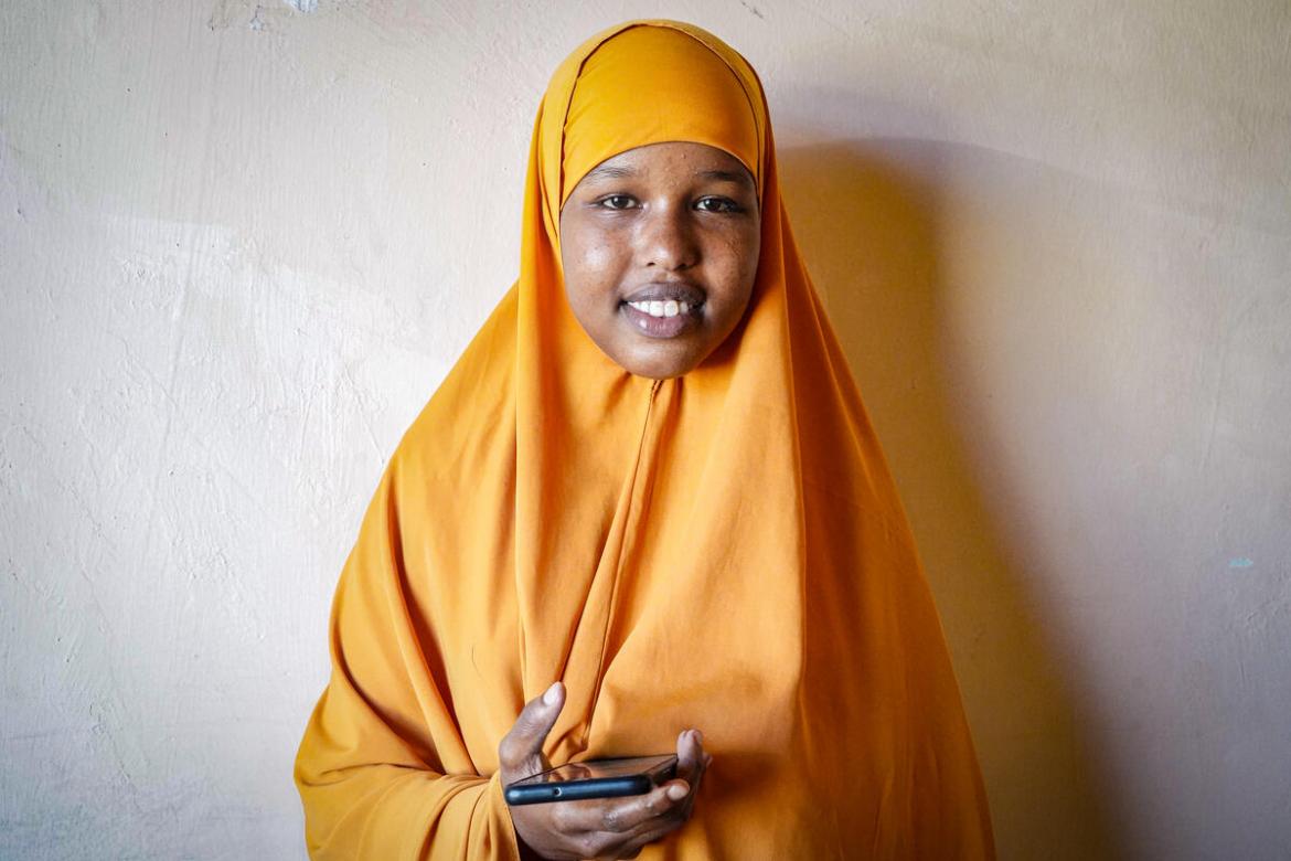 Une jeune élève en Somalie. Crédit: Save the Children