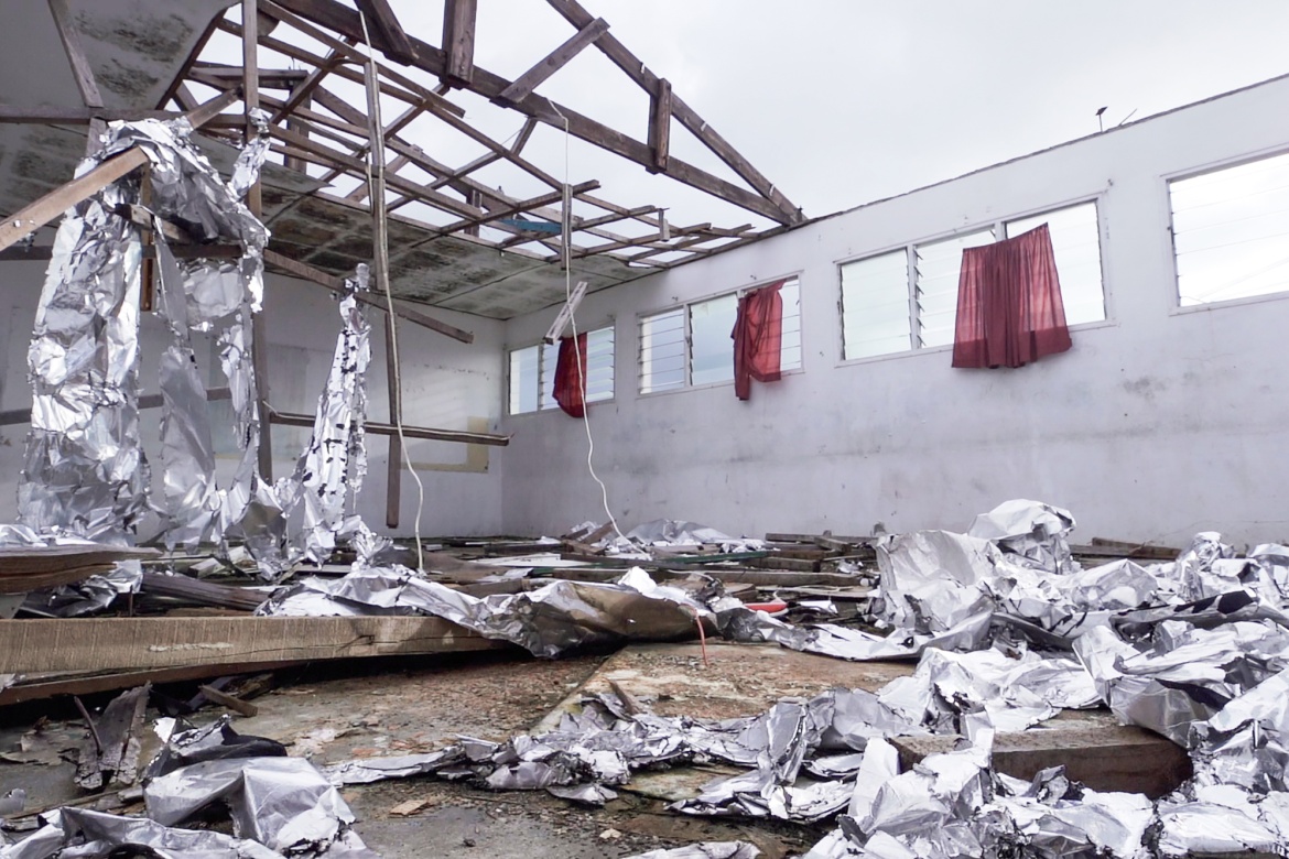 Tropical cyclone Harold hit Vanuatu in 2020, destroying hundreds of schools and disrupting learning for thousands of students. Credit: GPE/Arlene Bax