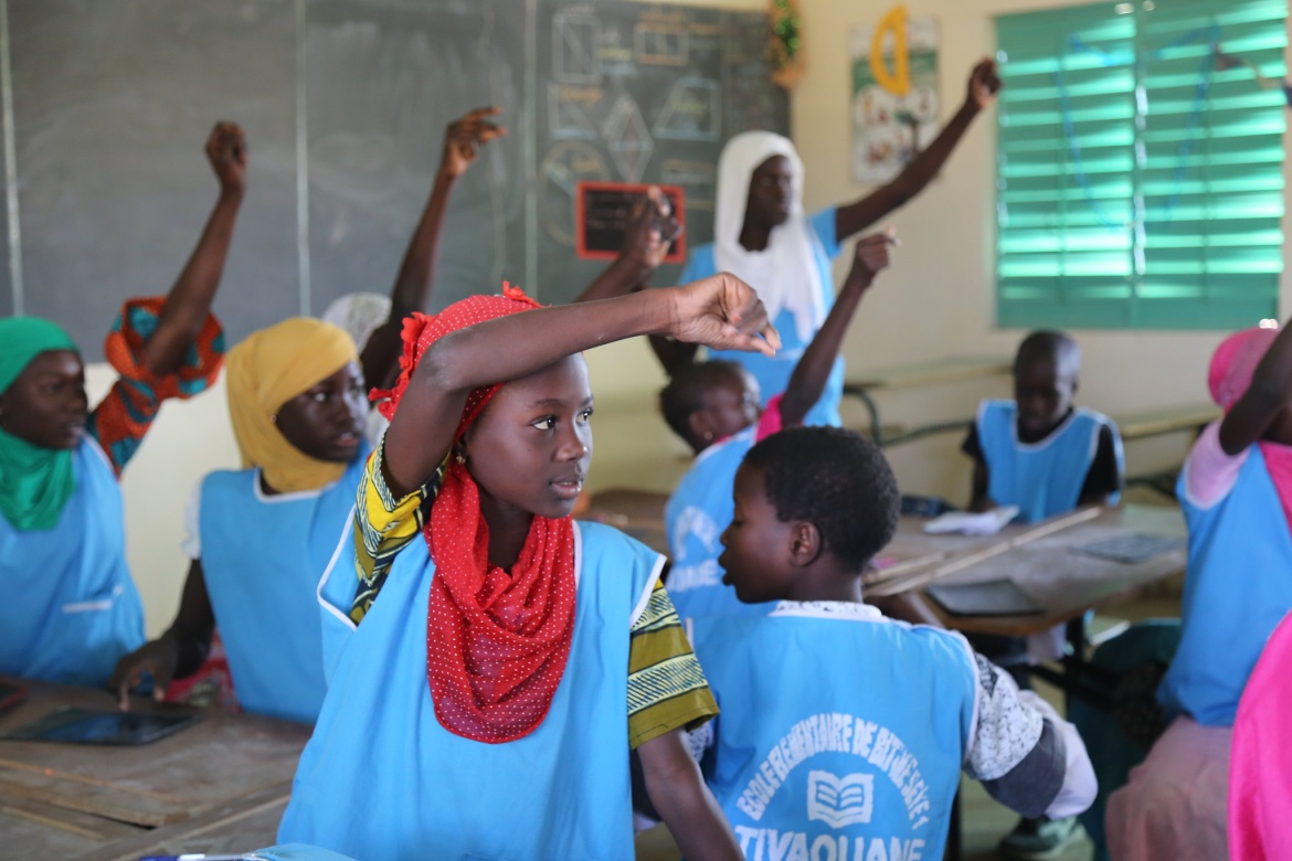 École primaire Bitiw Seye 1 à Tivaouane au Sénégal. Crédit : GPE/Chantal Rigaud