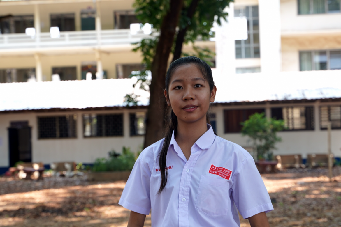 Ketsavan Chalensouk, 18 ans, a pu terminer ses études secondaires après la réouverture des écoles. Credit : UNICEF Laos/2020/AKarki